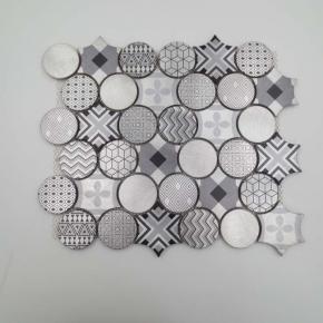 Metallic mosaic